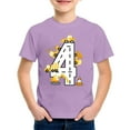 thumbnail image 4 of Toddler Kids Boys T Shirts Short Sleeve Casual Tops Outdoor Sports Summer Excavator Graphic Shirts Summer Tops Tees 12-13 Years, 4 of 4