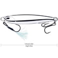 thumbnail image 3 of 10Uds. Pesca Color Cebo De Mar Accesorios Para Exteriores De Acero Inoxidable (15 G) Plata, 3 of 3