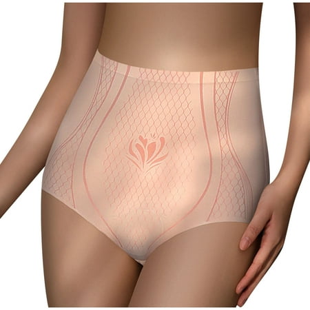 Sdeycui High Waist Panties for Womens Floral Full Coverage Stretch Underwear Briefs Soft Breathable Tummy Control Panty