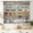25_wooden_farm, variant on Teal Farmhouse Daisy Kitchen Curtains Wooden Flower Small Short Cafe Window Curtains Rustic Floral Butterfly Country Bathroom Drapes Treatment Tier Curtains 2 Panels (27.5x39 Inch)