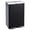 black, variant on Ataucjin 60L Dual Compartment Stainless Steel Trash Can with Pedal, Soft Close Lid, Removable Inner Buckets, Odor Control Recycling Bin for Indoor Kitchen Use