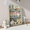 Green, variant on 3-Tier Kids Book Storage Rack, MDF & Pine Wood Front-Facing Bookshelf with Anti-Tip Kit for Playroom Bedroom Nursery Classroom