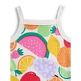 thumbnail image 2 of Wonder Nation Baby Girls' Tank Bodysuit, Sizes 0M-24M, 2 of 3