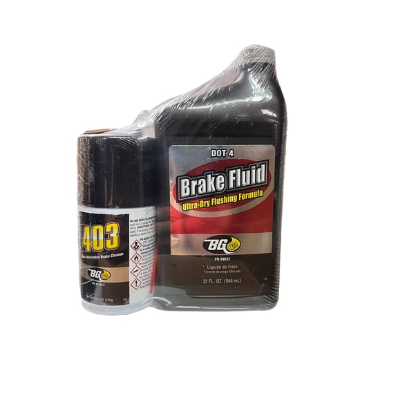 BG Brake Fluid Brake Cleaner Kit PN K8830CC