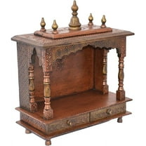 Wooden Temple/Home Temple/puja mandir/Wooden Temple/Temple for Home/puja ghar/Temple/Pooja Mandir/Temple for Home/Office Temple/Navratre/Diwali Festive Season Gifts and puja