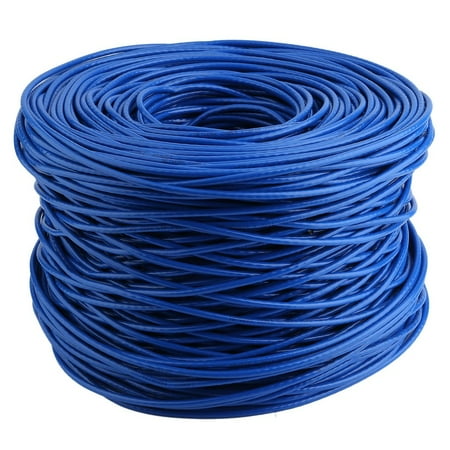 0.56 Copper Clad Aluminum Twisted Pair CAT6 Cable 305meter UTP Solid Network Ethernet Bulk Wire RJ45 Lan Cable Category 6