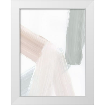 Haus, Daph 12x14 White Modern Wood Framed Museum Art Print Titled - Winter Embrace I