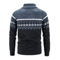 thumbnail image 5 of dmqupv Mens Cardigan Sweater,Mens Cable Knit Cardigan Sweater Shawl Collar Loose Fit Long Sleeve Casual Cardigans,Mens Sweaters V Neck, 5 of 5