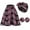 CL3, variant on 3Pcs Women African Dashiki Cotton Skirt Traditional Costume African Bohemian Head Wrap Scarf Drop Dangle Earring