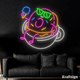 thumbnail image 3 of Craftnamesign Donut Ice Cream Neon Sign, Donut Shop LED Sign, Bakery Decor, 3 of 4