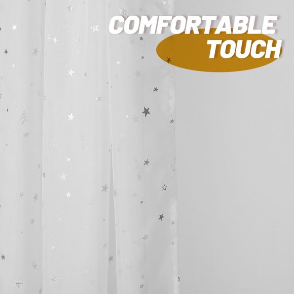 Greenadscape Transparentes De Tela Fina Polyester Con Para Decorar Y Puertas
