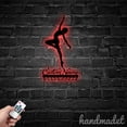 thumbnail image 3 of Handmadetneonsign Dance Medal Hanger Metal Wall Art Light, Dancer Metal Sign Wall Decor, Athlete Metal Decor 46781, 3 of 4