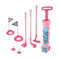 thumbnail image 4 of Set de golf para niños Entrenamiento de ligero para niños Accesorios para niñas Mini Golf Play set con banderas para la práctica deportiva de Club 59cm, 4 of 8