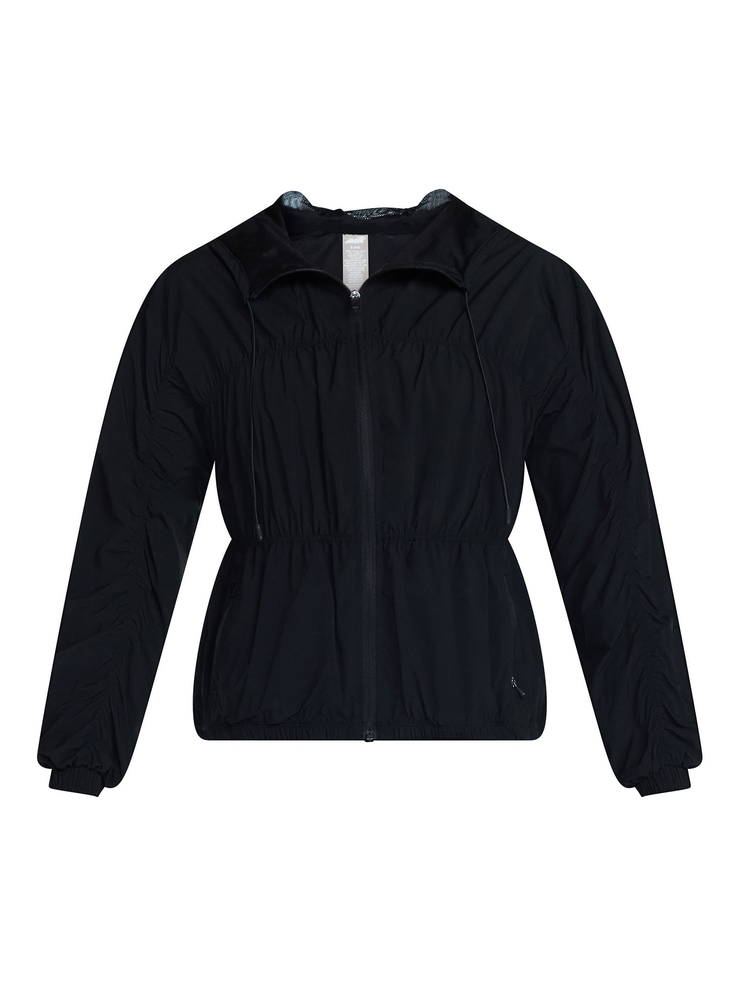 Avia Women's Ripstop Zip Jacket with Hood, Lightweight, Sizes XS-XXXL