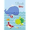 thumbnail image 3 of Under the Sea Pals 8 ct Thank You Notes Party Supply Baby Shower 1st Birthday, 3 of 3