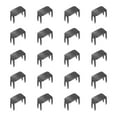 thumbnail image 1 of Unique Bargains 20Pack Zipper Stoppers, #3 Top & Bottom Stops for Rescue Repair, Metallic Black, 1 of 6