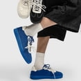 thumbnail image 4 of Men Retro Lace‑Up Low Top Casual Skate Sneakers Daily Training Shoes, 4 of 8