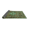 thumbnail image 2 of Ahgly Company Indoor Rectangle Persian Turquoise Blue Traditional Area Rugs, 2' x 5', 2 of 4