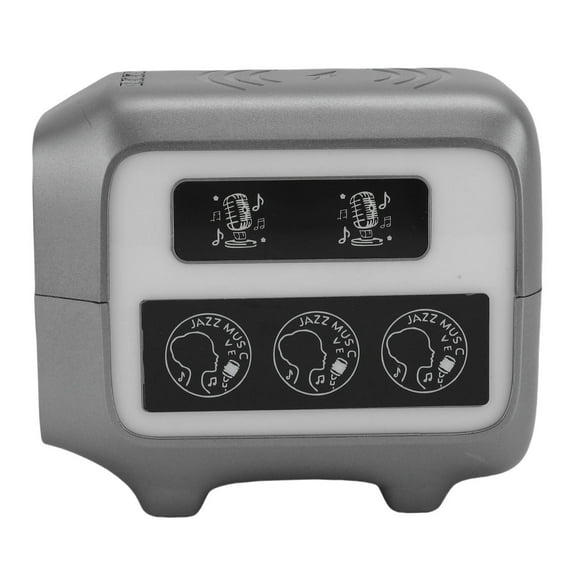 3 en 1 Altavoz, Altavoz de Sonido Estéreo Hifi 5.0, Cargador de Teléfonos Inalmbricos de 15W, Dessepertador incondicional para dormitorio