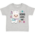 thumbnail image 3 of Inktastic Nonna Loves Me- cute and happy llama Boys or Girls Toddler T-Shirt, 3 of 5