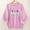 Pink, variant on Craaazy Breast Cancer Awareness Sweatshirts for Women Gifts Funny Long Sleeve Survivor Shirt Pink Ribbon Graphic Support Tops Rou nd Neck Pullover