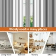 thumbnail image 5 of Lfeey Gray Blackout Curtains 96 Inches Long, Room Darkening Grommet Curtains Drapes, 2 Panels Set, 5 of 6