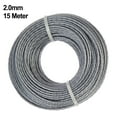 thumbnail image 1 of Lefu Fil de Tonte 15m Fil de Remplacement avec DRAHT Fil de Coupe-Bordures, 1 of 9