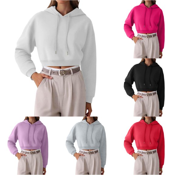 XUANTAOO Pullover Sweatshirts for Women Long Sleeve Tops Loose Fit Vintage Spring Fall Womens Clothes
