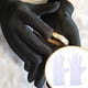 thumbnail image 2 of Qarigey Guantes de etiqueta Diseño de rayas estéreo Tela de poliéster de moda Manoplas cómodas y fáciles de usar para desfiles militares guantes y mitones Blanco, 2 of 6