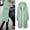 Green, variant on Bmisegm Women Autumn Winter Casual Fashion Solid Color Drawstring Hooded Long Zipper Pocket Coat Long Jacket Coat Jackets for Women Green S