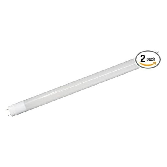 LED T8 Tube 6FT (2 Pack) - Warm White 2700K - Refrigeration LED - F70T8 Replacement - Plug & Play - Ballast Required