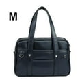 thumbnail image 2 of Bolso de mano japonés Minnieouse de PU para trabajo y viaje Azul oscuro Mediano, 2 of 6