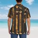 thumbnail image 4 of Fotbe Ancient Egyptian Hieroglyph Camisa Hawaiana para Hombre Unisex – Camisa Casual de Verano con Botones de Manga Corta de Algodón y Lino,Large, 4 of 7