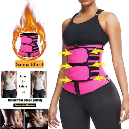Women Fashion Waist Trainer Corset Sauna Slimming Trimmer Belt Weight Loss Girdle Waist Shaper Slimmer Walmart Canada