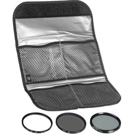 Hoya 46mm HMC UV / Circular Polarizer / ND8 3 Digital Filter Set with Pouch