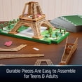 thumbnail image 3 of 4D Build, Architect Series Eiffel Tower 3D Model Kit with LED Lights, Desk Décor, Adult Puzzles, Building Toys, 3D Puzzles for Adults & Teens, 252 Pieces, for Ages 12 & Up, 3 of 6