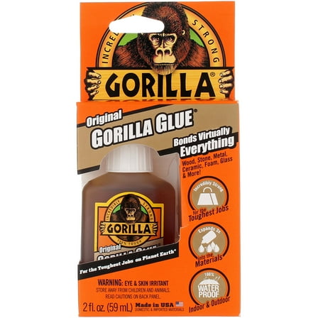 Gorilla Glue Multi-Purpose Waterproof Glue 2 oz (Pack of 3)