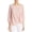 Blush, variant on Status by Chenault Womens Asymmetric 3/4 Sleeves Blouse Pink XS