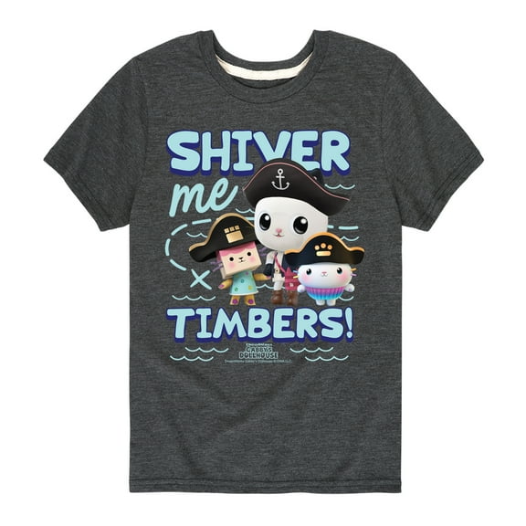 Gabby'S Dollhouse - Shiver Me Timbers - Youth Short Sleeve Graphic T-Shirt