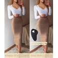 thumbnail image 2 of POP clOSETS Mujeres Shapewear Levantador de glúteos Body Shaper Bragas Cintura alta Cadera Acolchado Realzador Botín Levantador Control de barriga Panty Negro, 2 of 5