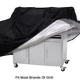 thumbnail image 4 of Outdoor Grill Cover, Fashionable Design 52-Inch Heavy Duty Waterproof Barbecue Cover, All Season Use with Adjustable Straps, Fits Most Grills, 4 of 5
