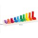 thumbnail image 1 of Juguete Montessori para bebé, juegos educativos de matemáticas, rompecabezas de madera, aprender a contar y colores, juego de reconocimiento de números, rompecabezas de formas, regalo perfecto para niños a partir de 3 años Rojo Verde, 1 of 5