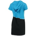 thumbnail image 2 of Women's Refried Apparel Blue/Black Carolina Panthers Sustainable Hooded Mini Dress, 2 of 2