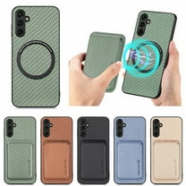 K-Lion for Samsung Galaxy A25 5G Case with Card Holder,Luxury Heavy Duty Shockproof Rugged 2 in 1 Magnetic Detachable Wallet Back Cover Slim Microfiber Lining PU Leather Case for Women Girls,Green