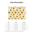 thumbnail image 5 of Rozeui Sunflowers for Flannel Blanket, Soft Fuzzy Plush King Blanket for Winter, Thick and Warm All-Season Bed Throw-40"x30", 5 of 6