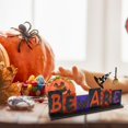 thumbnail image 2 of PENGXIANG Happy Halloween Table Decorations  Pumpkin Table Centerpieces Wooden Candy Day, 2 of 6