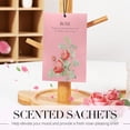 thumbnail image 2 of Rose Scented Sachet Bags - 12 Pack Drawer & Closet Freshener, Long Lasting Odor Eliminator for Wardrobes, Cars & Storage, Home Fragrance Air Freshener Sachets, 2 of 4