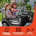 thumbnail image 3 of Power Wheels Jeep Wrangler Willys Battery-Powered Ride-on, 12 V, Max Speed: 5 mph, 3 of 7