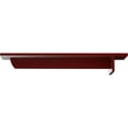 thumbnail image 4 of Ekena Millwork 3"W x 14"D x 2"H Heaton Hidden Support Steel Bracket w/ 10" Support Depth, Hammered Bright Red, 4 of 11