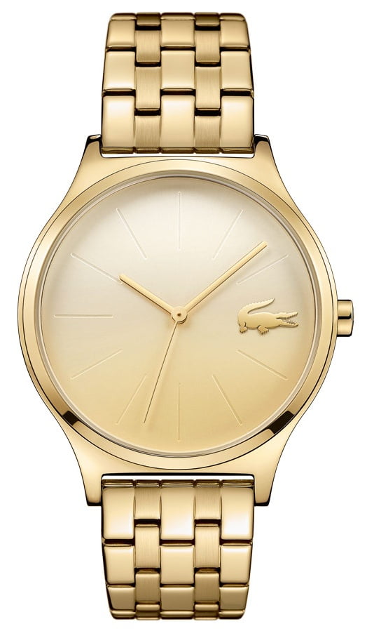 lacoste gold watch mens